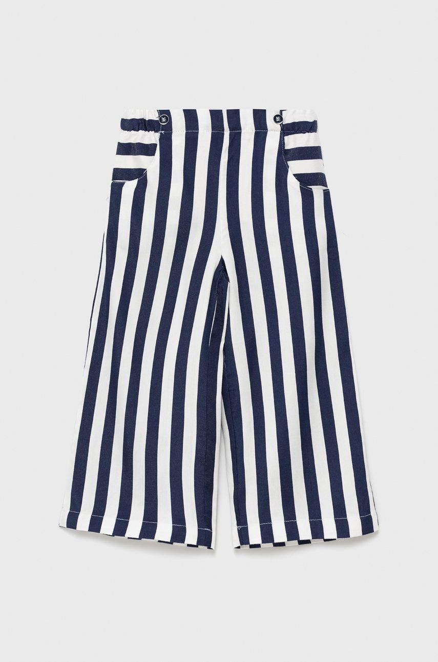E-shop Dětské kalhoty Birba&Trybeyond tmavomodrá barva, vzorované