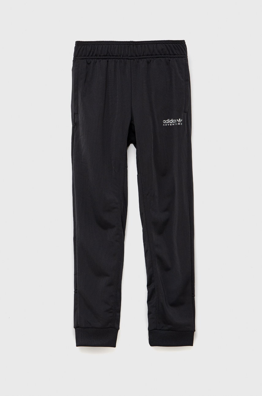 Adidas Originals pantaloni copii he2067 culoarea negru, cu imprimeu