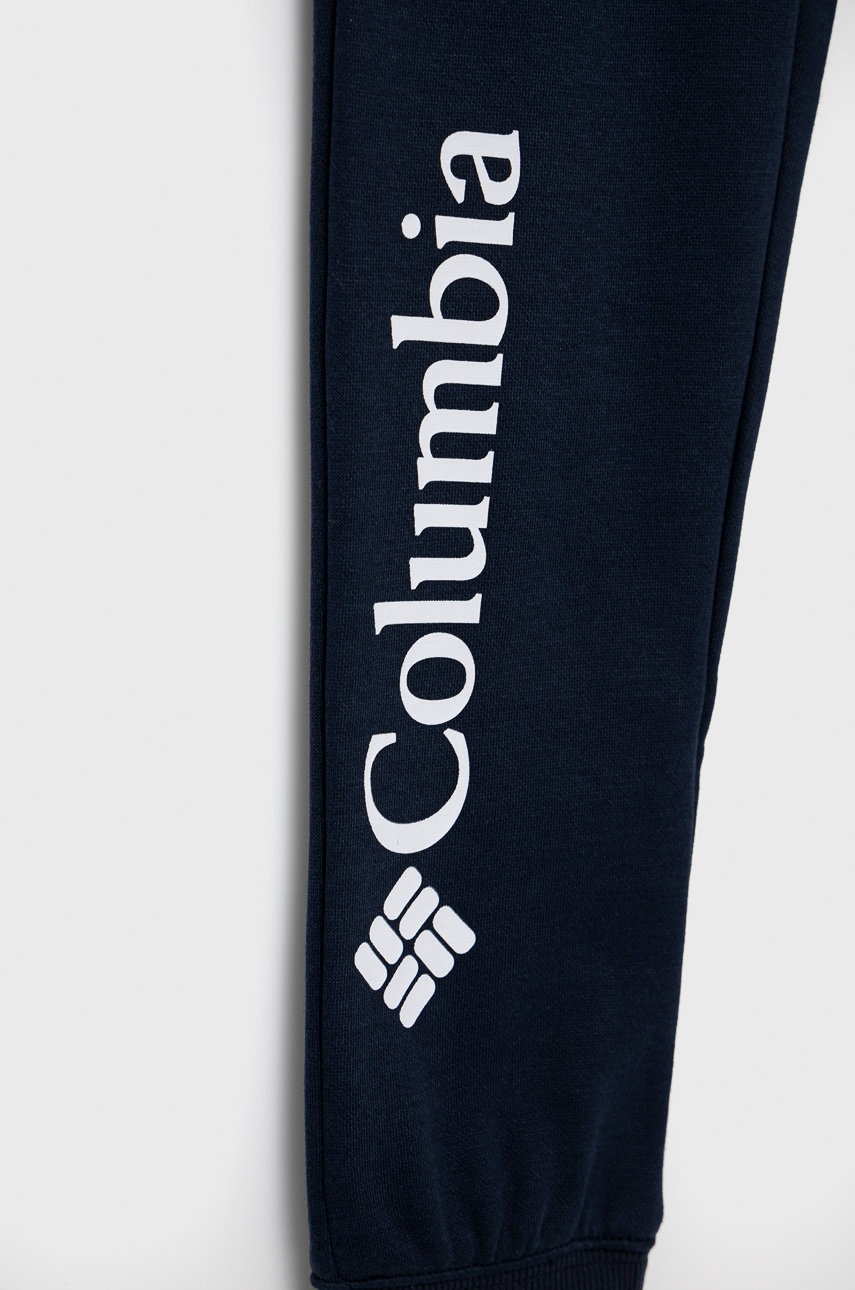 

Дитячі штани Columbia колір синій з принтом