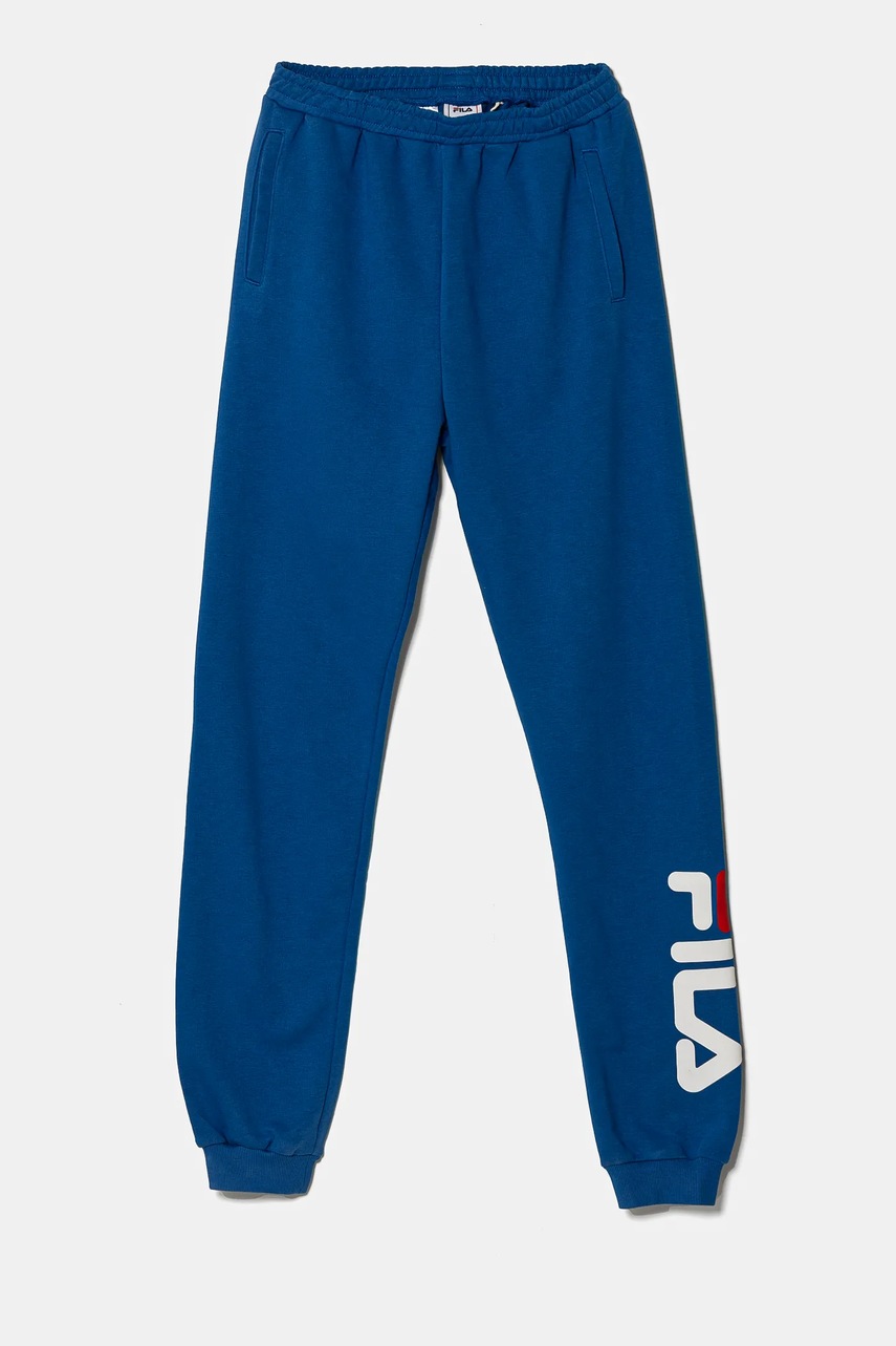 Fila pantaloni copii culoarea violet, cu imprimeu