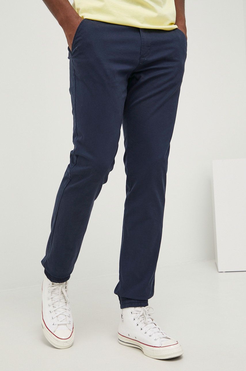 Tom Tailor pantaloni barbati, culoarea albastru marin, jogger answear.ro