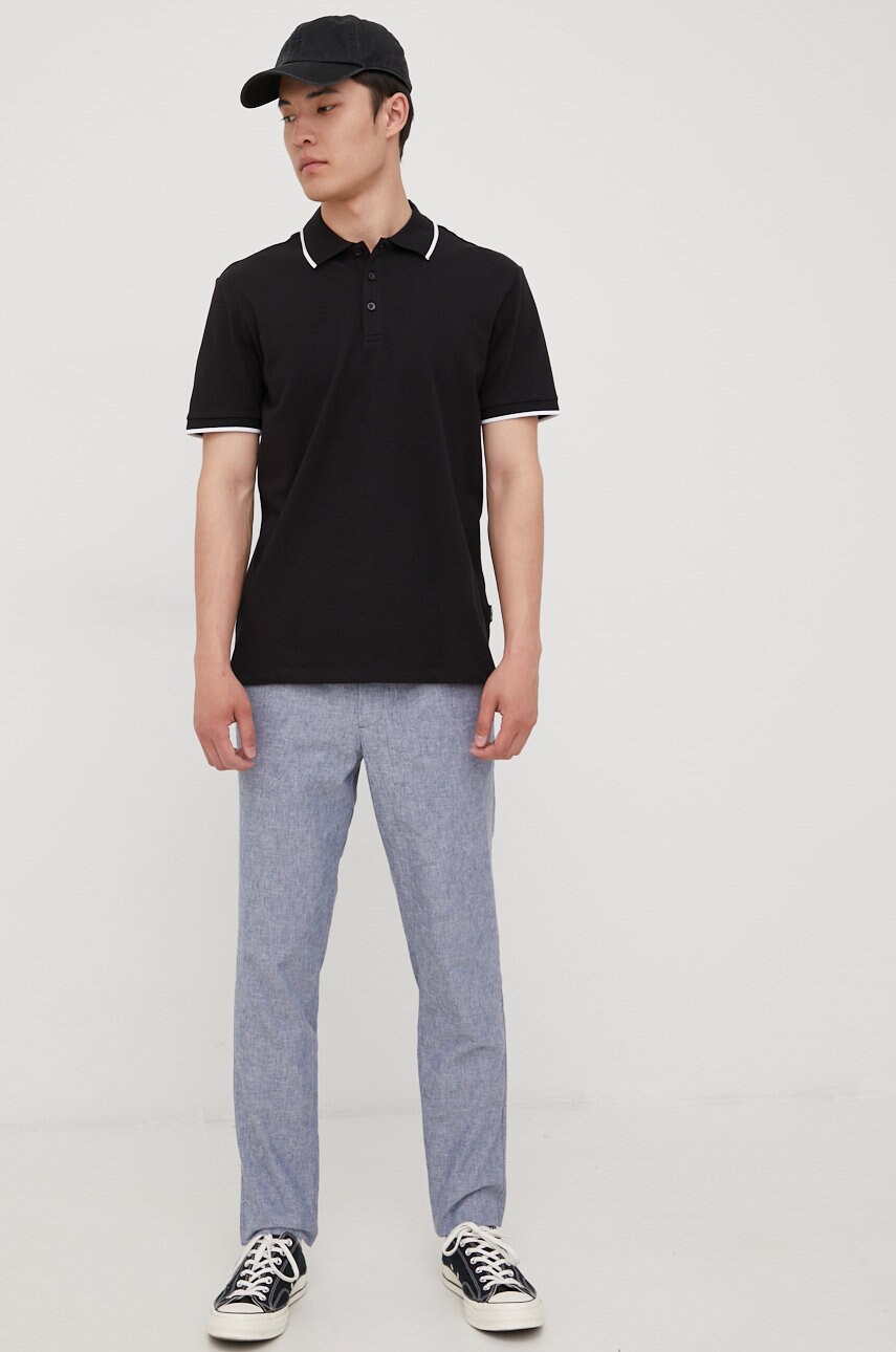 

Льняні штани Premium by Jack&Jones чоловічі облягаюче