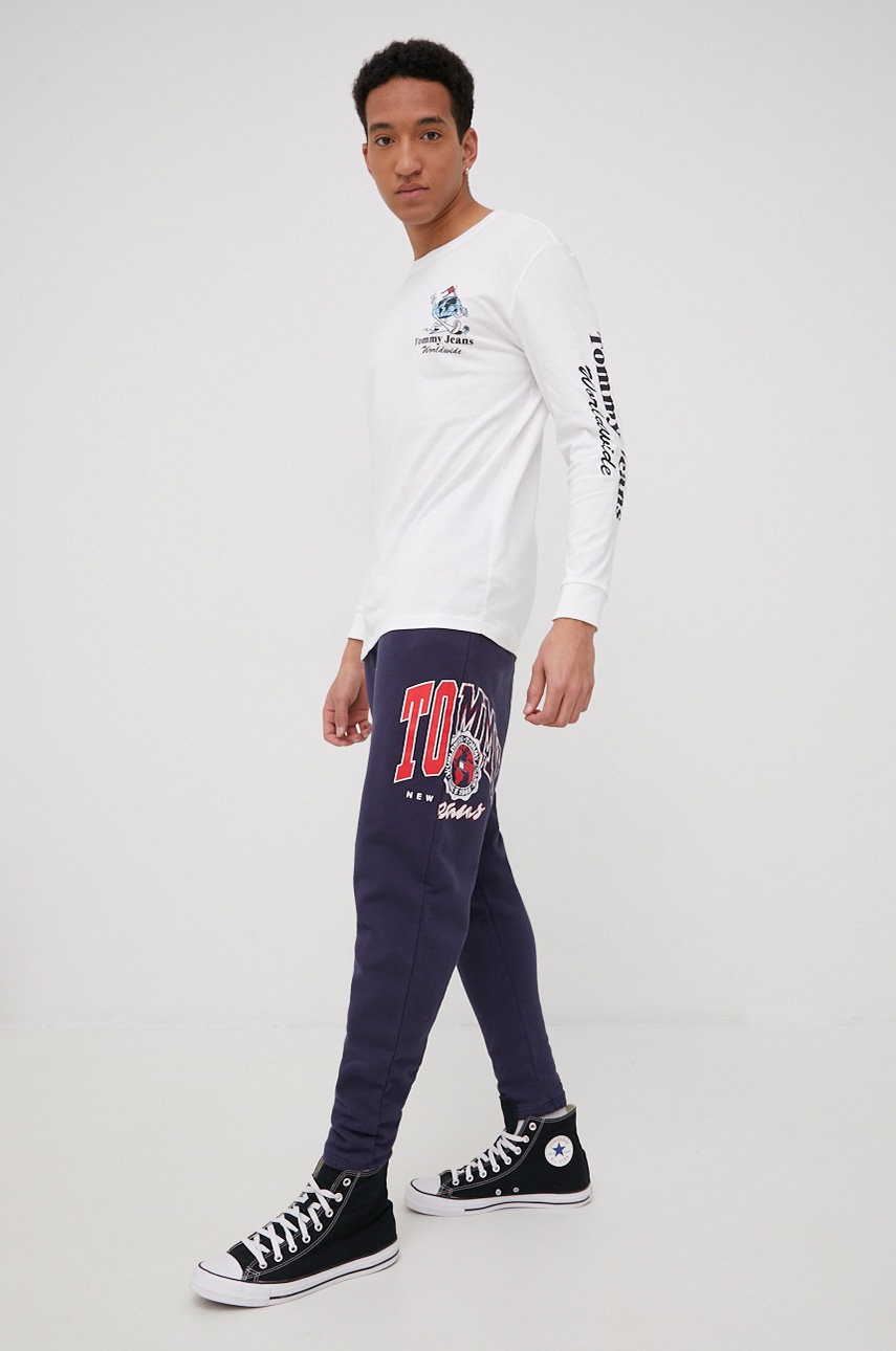 

Tommy Jeans мужские цвет синий с принтом