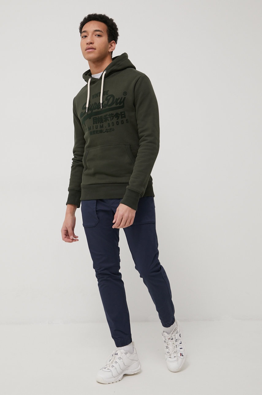 

Брюки Tommy Jeans Scanton мужские цвет синий jogger