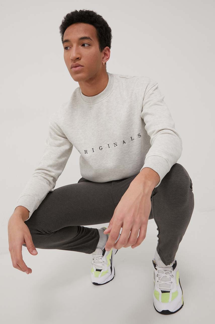 

Штани Produkt by Jack & Jones чоловічі колір сірий облягаюче