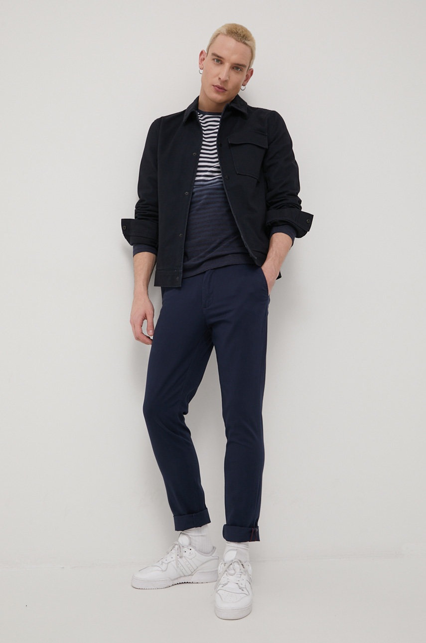 

Брюки Produkt by Jack & Jones мужские цвет синий прямое