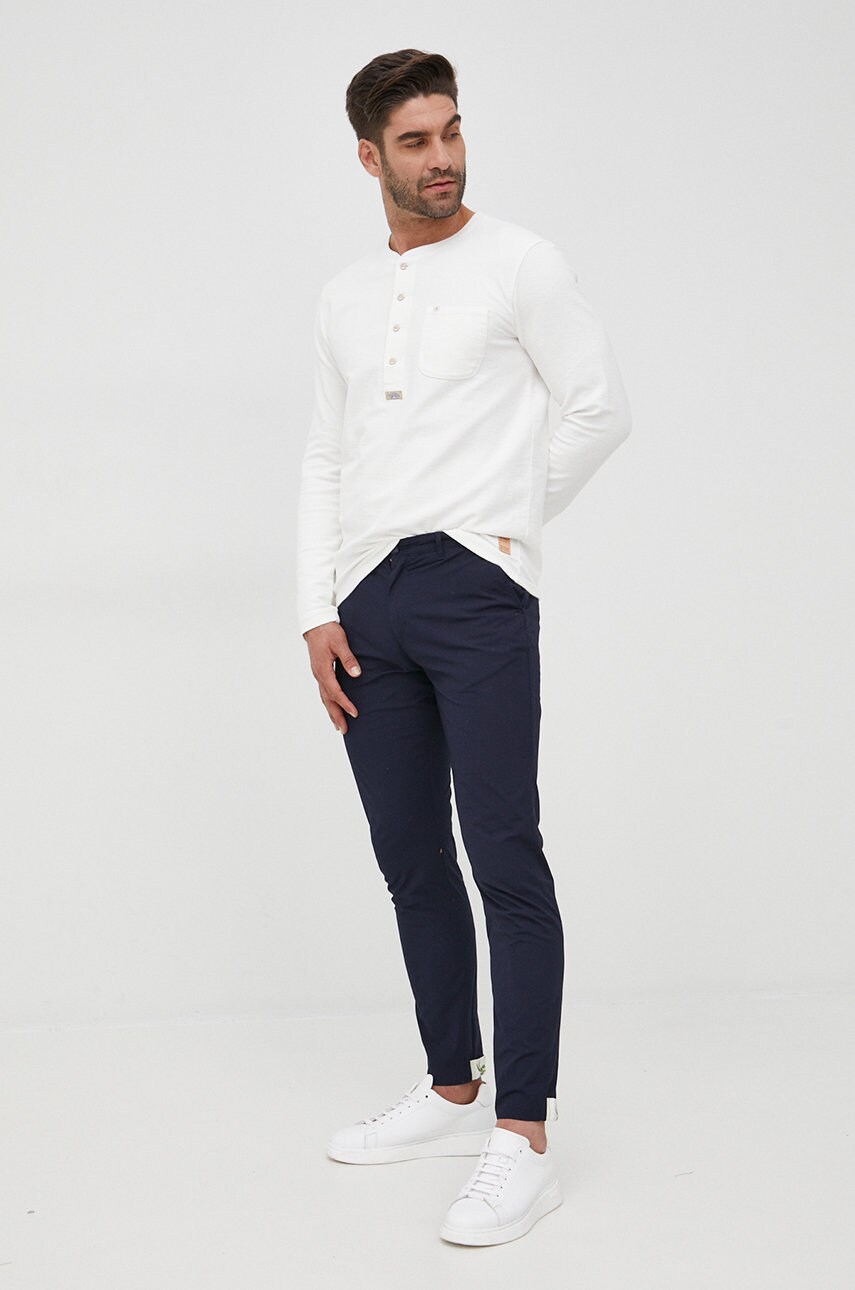 

Штани Scotch & Soda чоловічі колір синій пряме