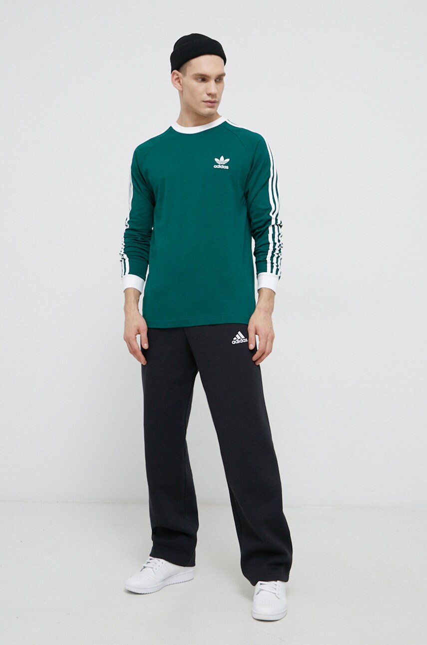 

Штани adidas GK9366 чоловічі колір чорний гладке
