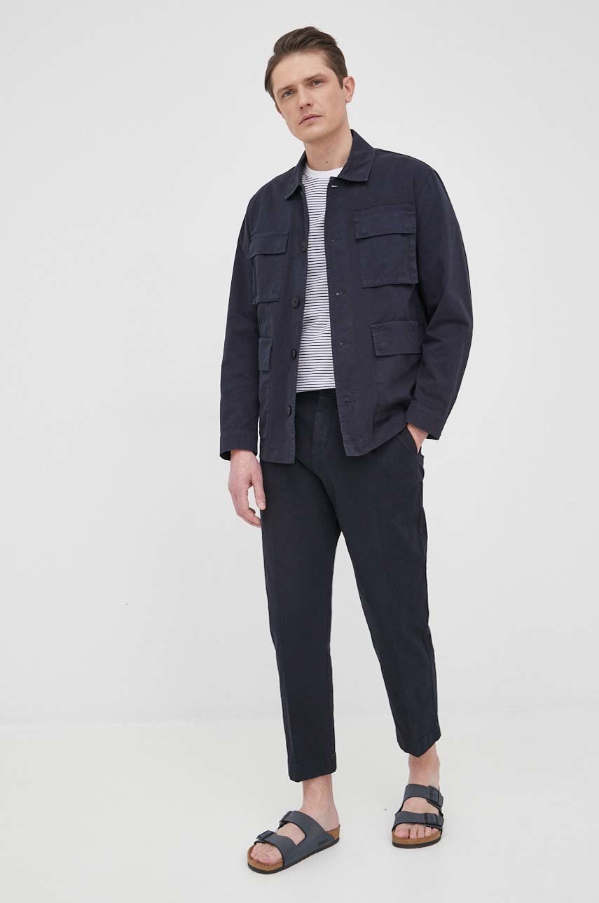 

Штани Marc O'Polo чоловічі колір синій фасон chinos