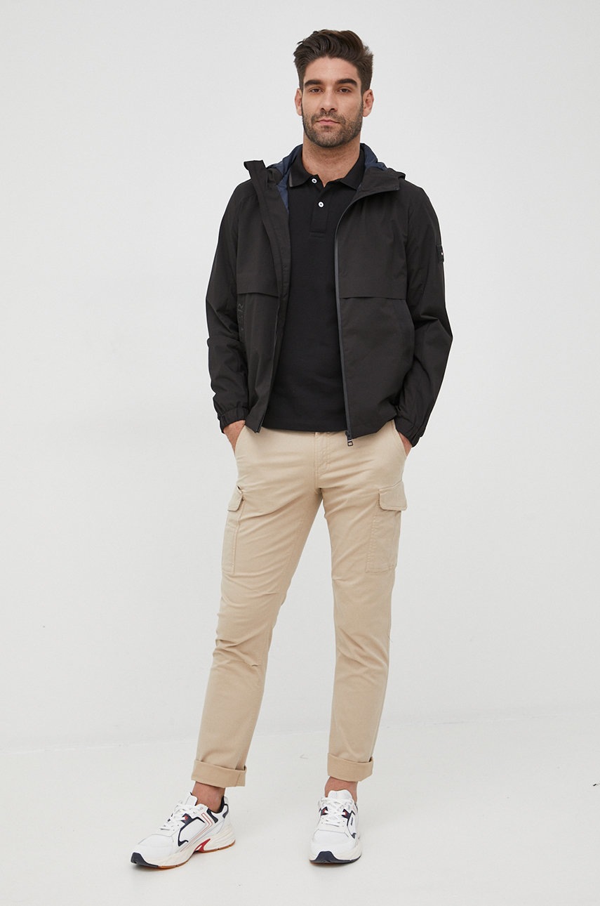 

Штани Woolrich чоловічі колір бежевий фасон cargo