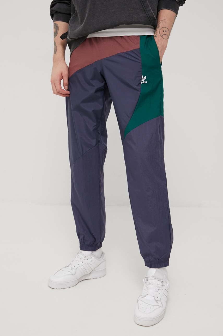 

Штани adidas Originals Adicolor чоловічі колір синій візерунок