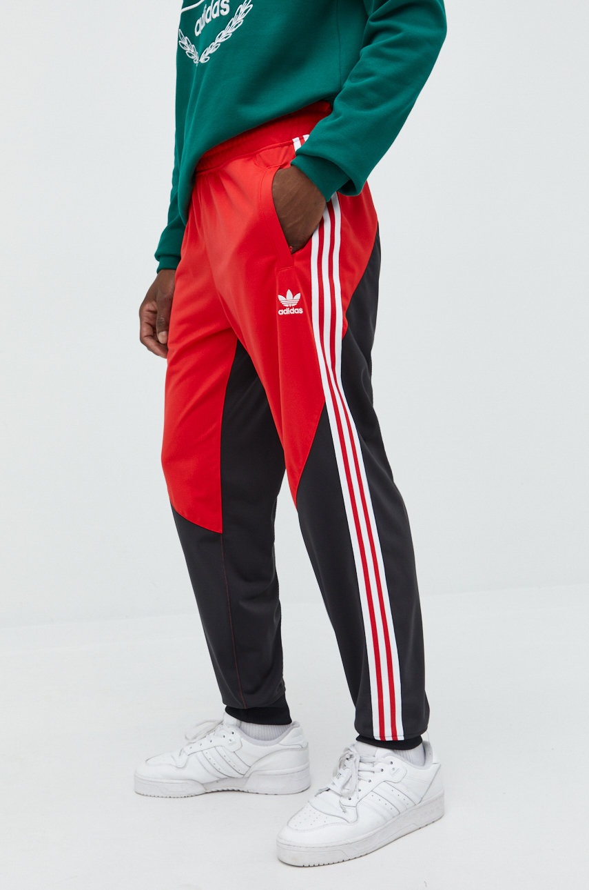 

Спортивні штани adidas Originals чоловічі колір червоний візерунок