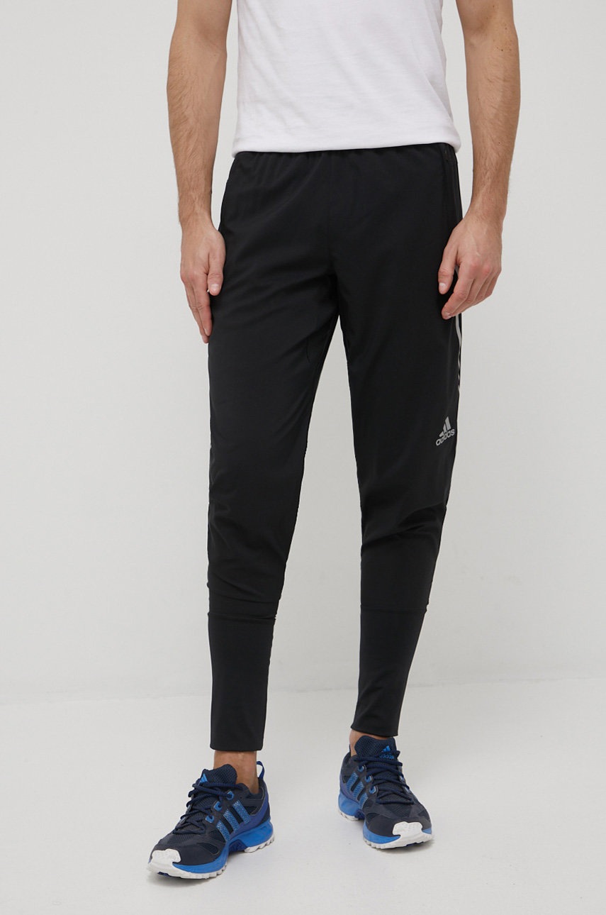 

Штаны для бега adidas Performance Marathon H58570 мужские цвет чёрный прямое