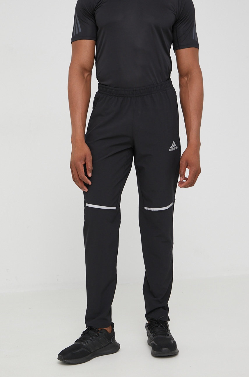 

Штаны для бега adidas Performance Own The Run H58588 мужские цвет чёрный прямое