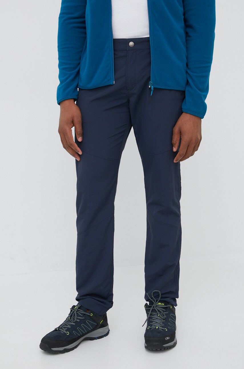 

Брюки outdoor Jack Wolfskin Desert Valley мужские цвет синий прямые