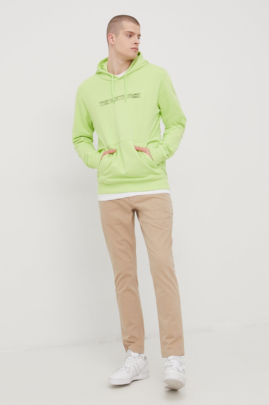 

Штани Superdry чоловічі колір бежевий фасон chinos