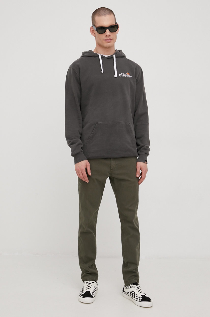 

Штани Superdry чоловічі колір зелений фасон chinos