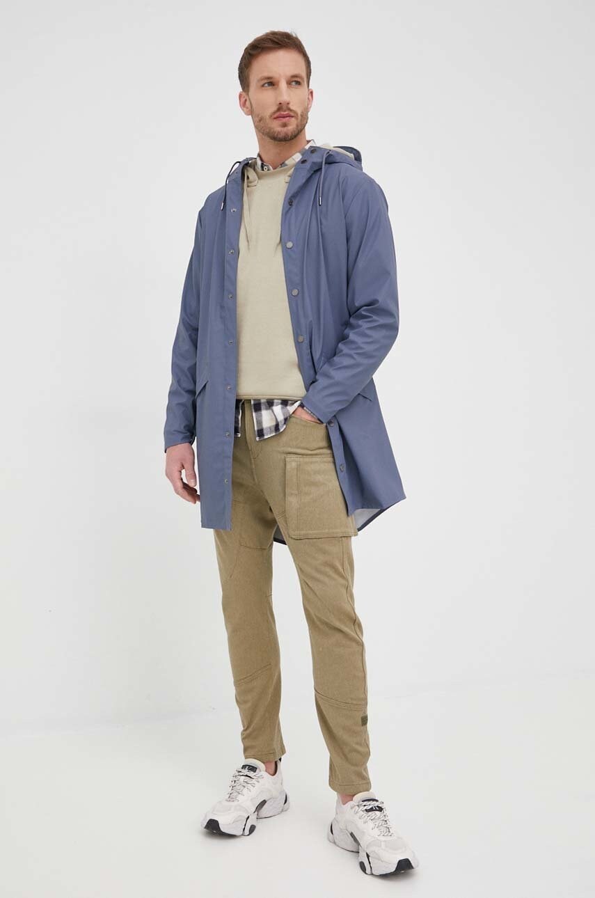 

Штани G-Star Raw чоловічі колір зелений фасон cargo