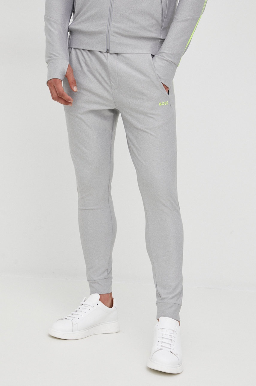 

Спортивные штаны BOSS Boss Athleisure мужские цвет серый с принтом