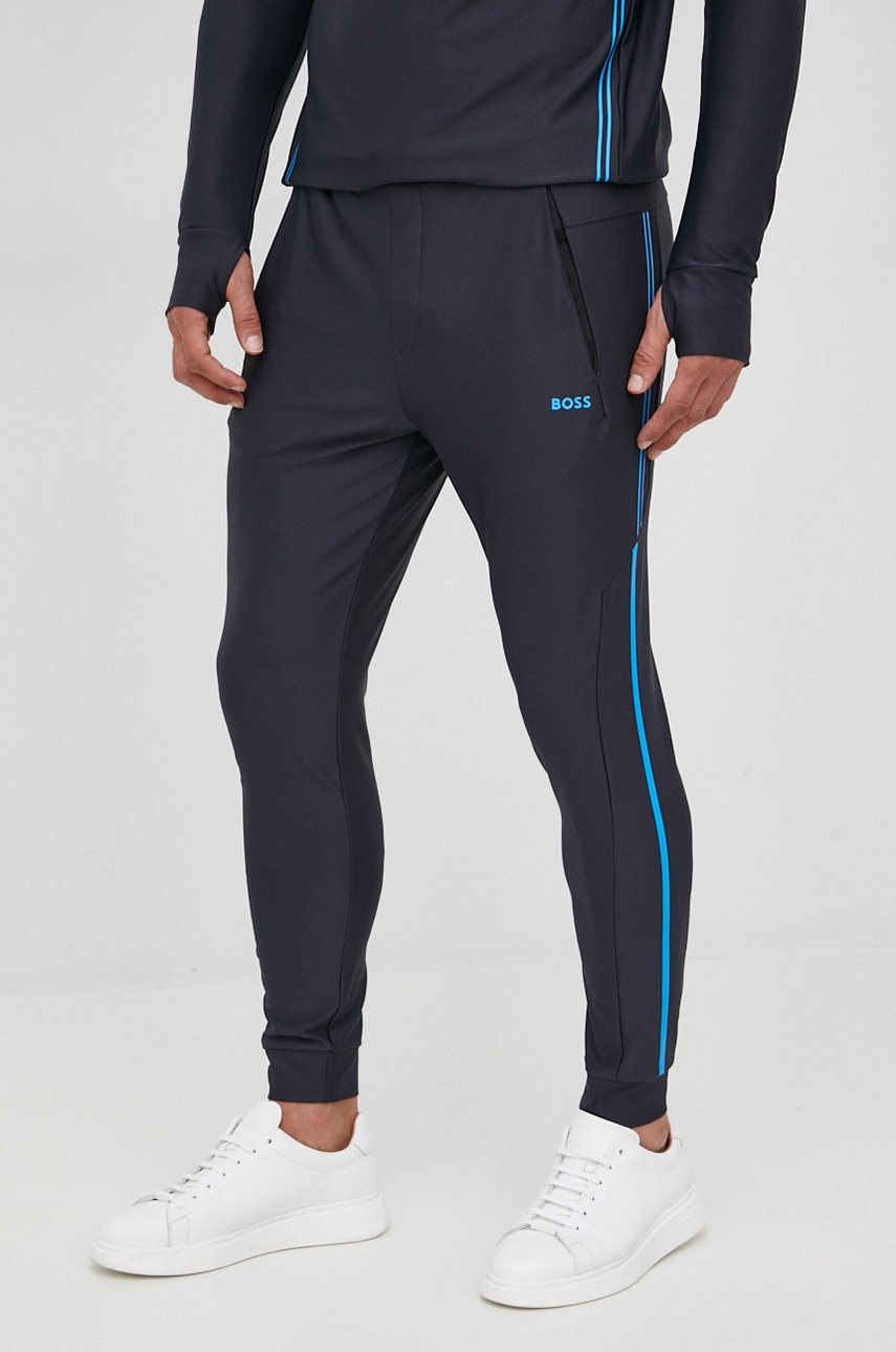 

Спортивні штани BOSS Boss Athleisure чоловічі колір сірий з принтом