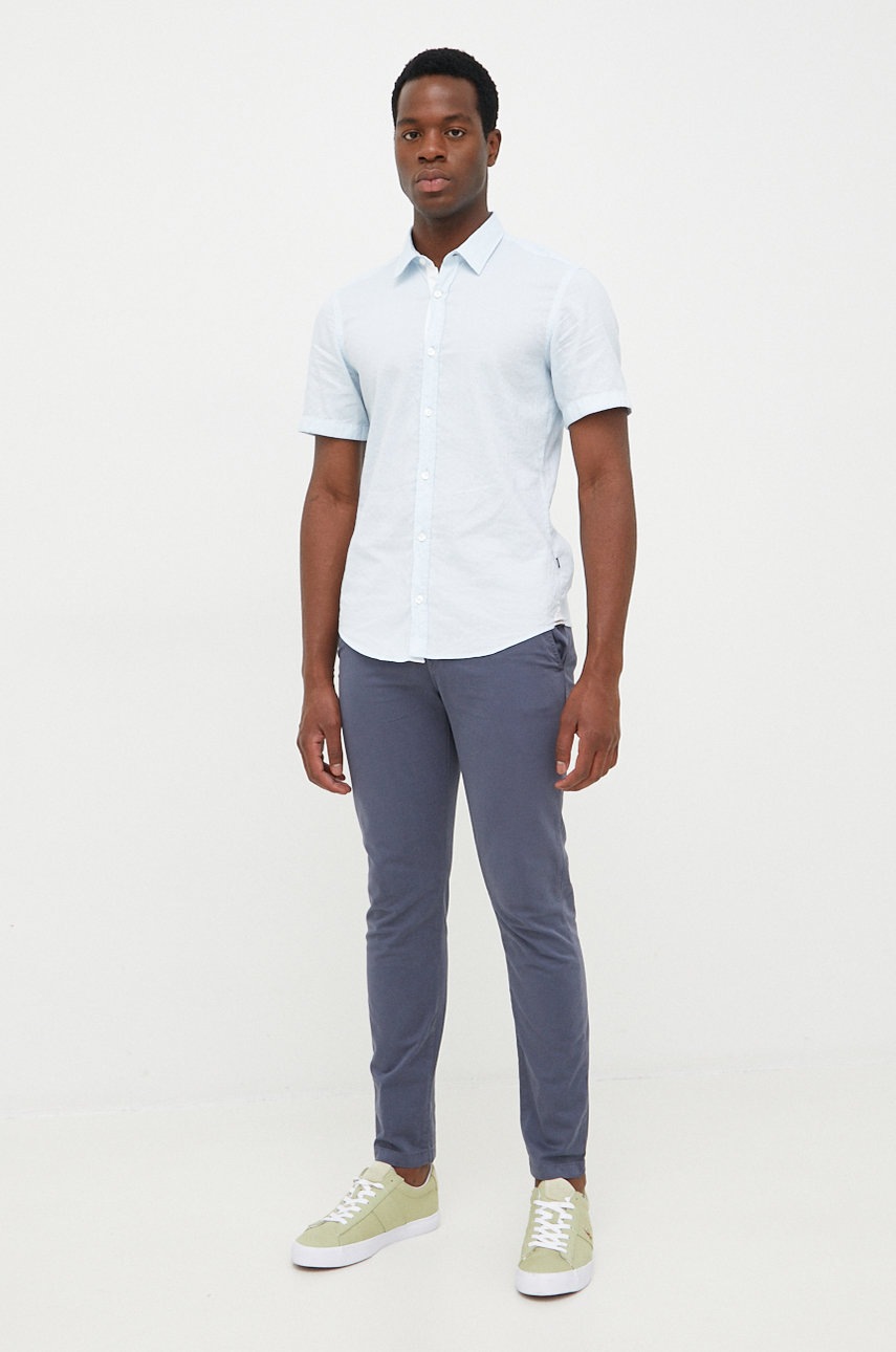 

Брюки BOSS Boss Casual мужские фасон chinos
