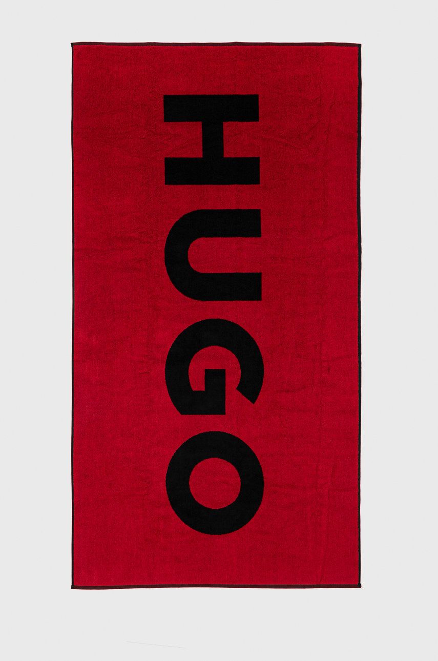 HUGO prosop culoarea rosu 2022 ❤️ Pret Super answear imagine noua 2022