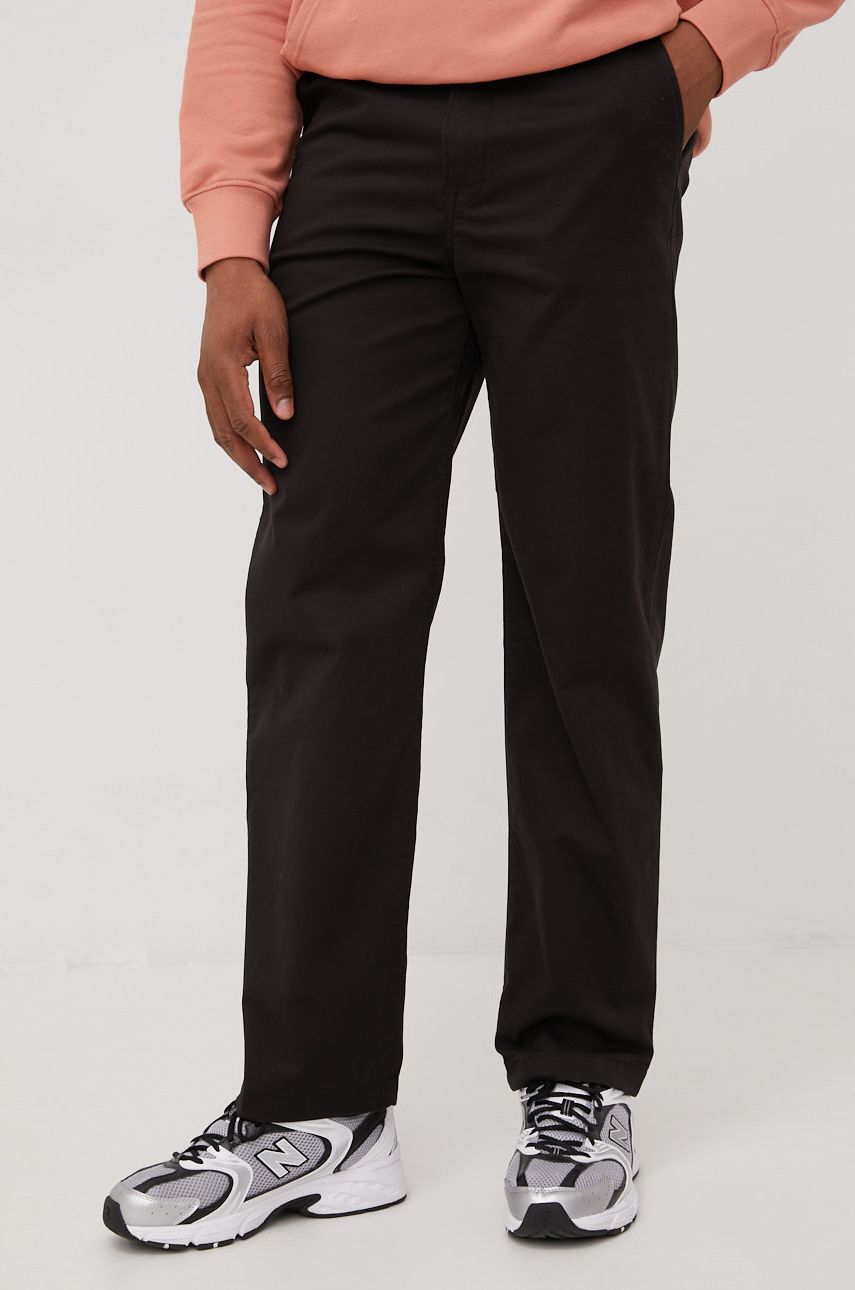 Lee pantaloni barbati, culoarea negru, cu fason chinos answear.ro imagine noua