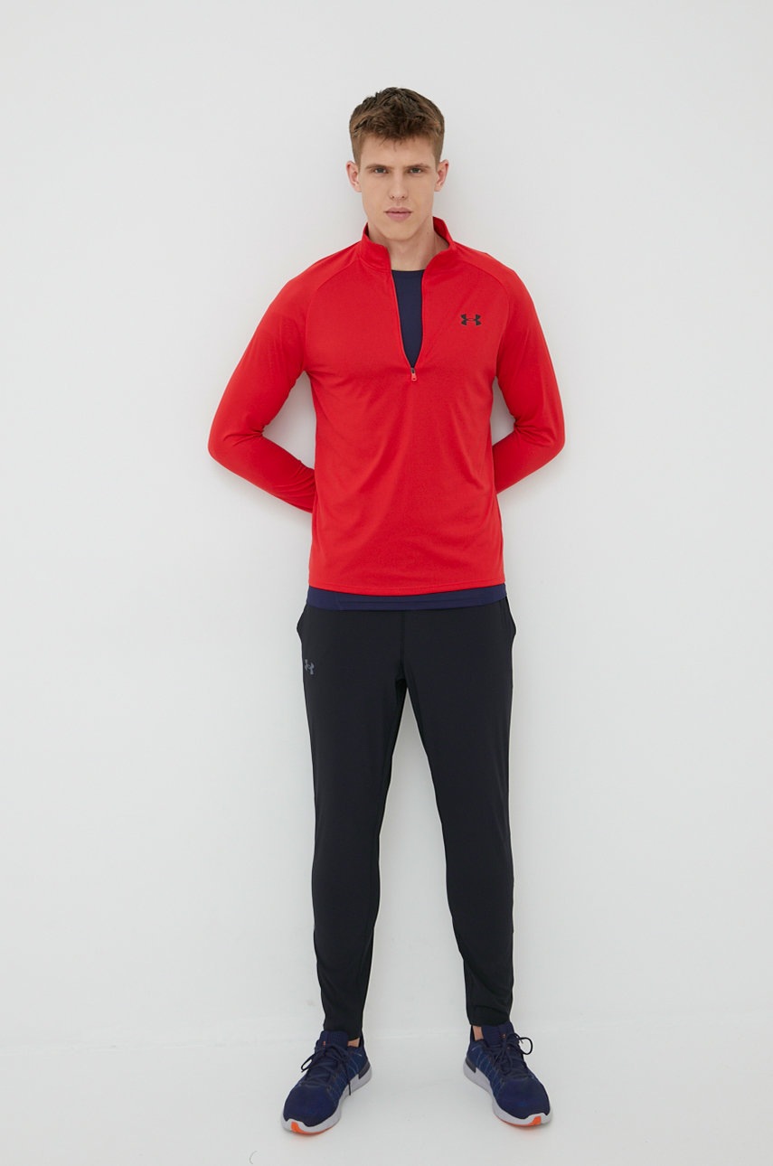 

Штаны для бега Under Armour 1365622 мужские цвет чёрный прямое