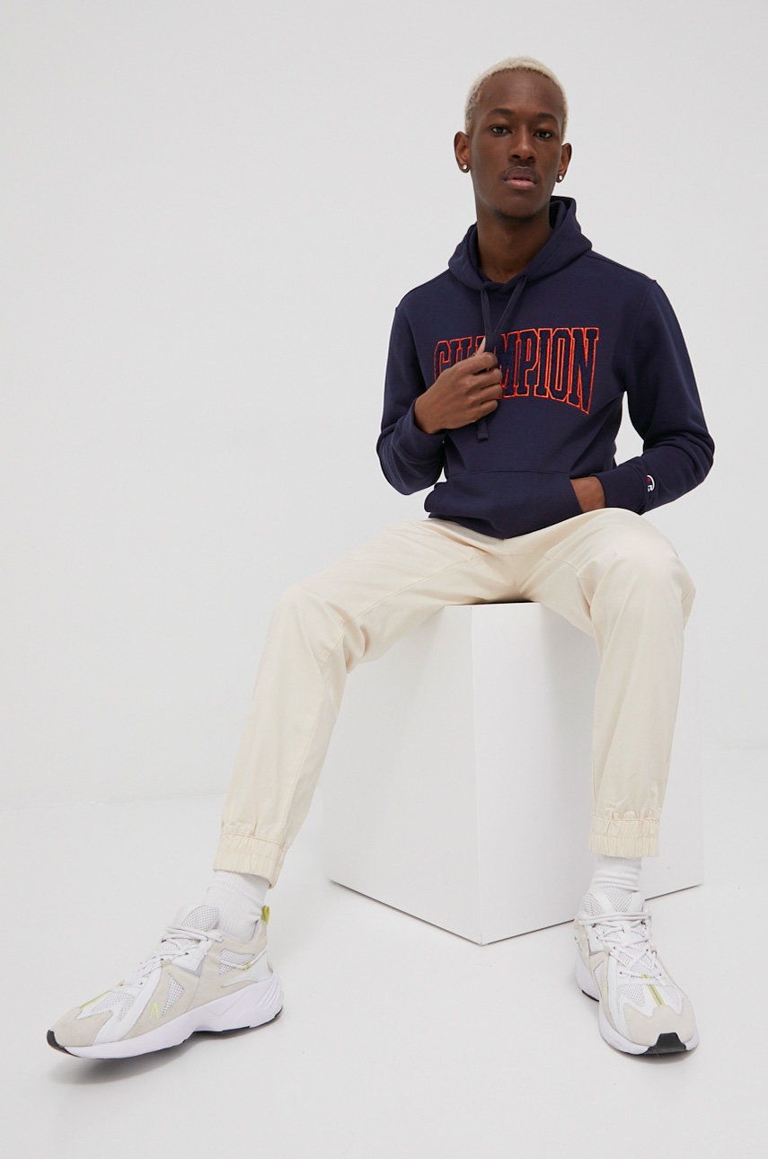 

Штани Champion 214366 чоловічі колір бежевий фасон jogger