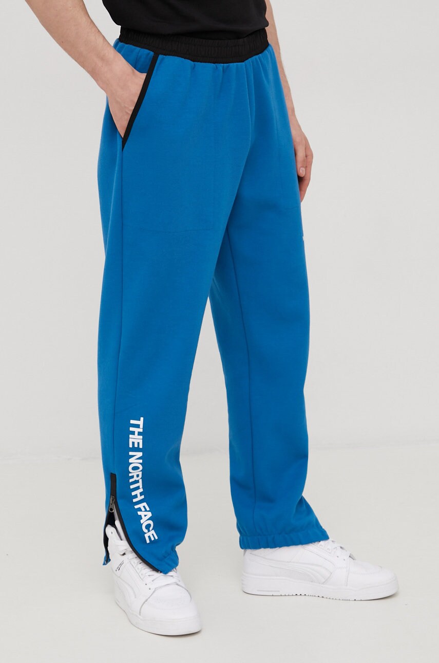 

Спортивные штаны The North Face мужские цвет фиолетовый однотонные