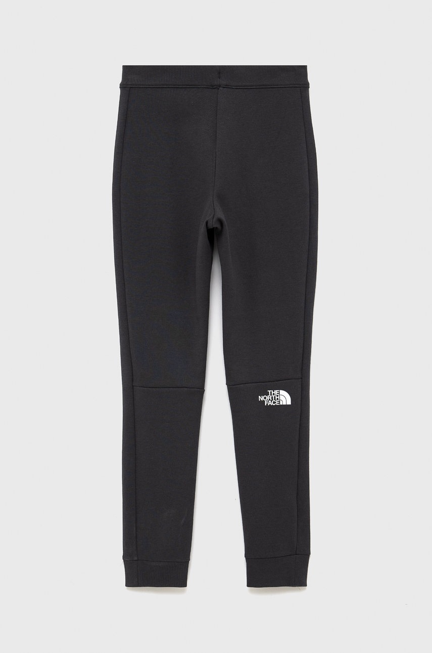 

Дитячі штани The North Face колір сірий з принтом