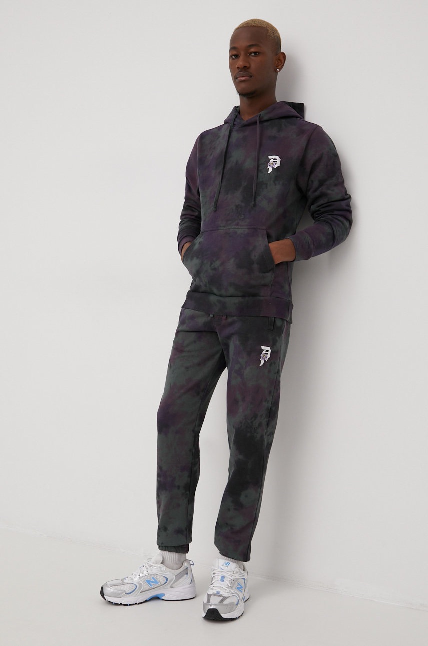 

Спортивные штаны Primitive Cut N Sew мужские цвет зелёный с аппликацией