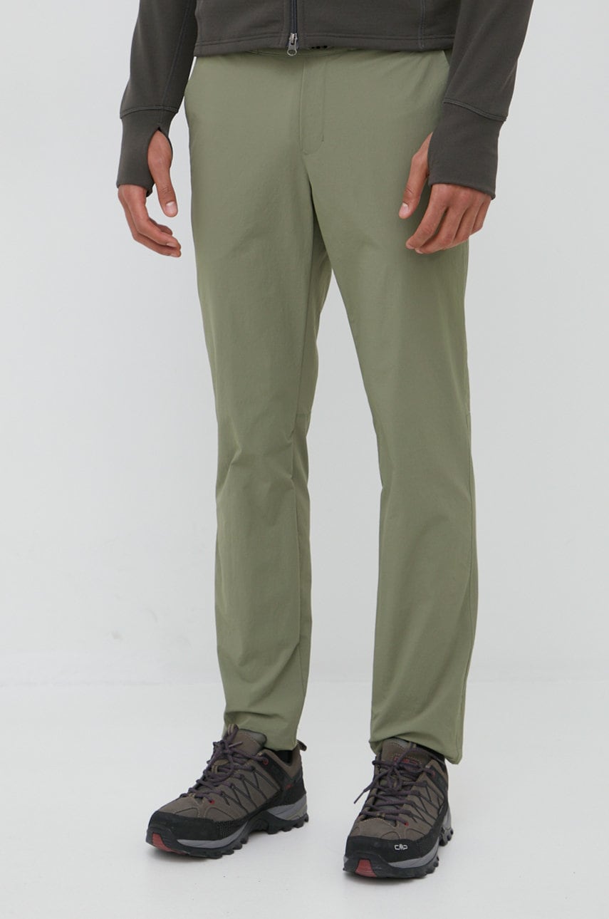 Helly Hansen pantaloni de exterior Campfire 2.0 barbati, culoarea verde