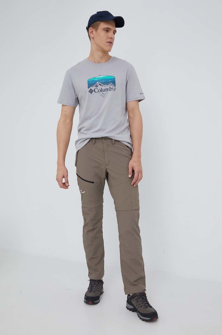 

Брюки outdoor Salewa Iseo Dry мужские цвет бежевый