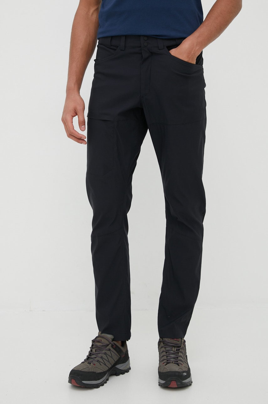 Peak Performance pantaloni de exterior Iconiq barbati, culoarea negru