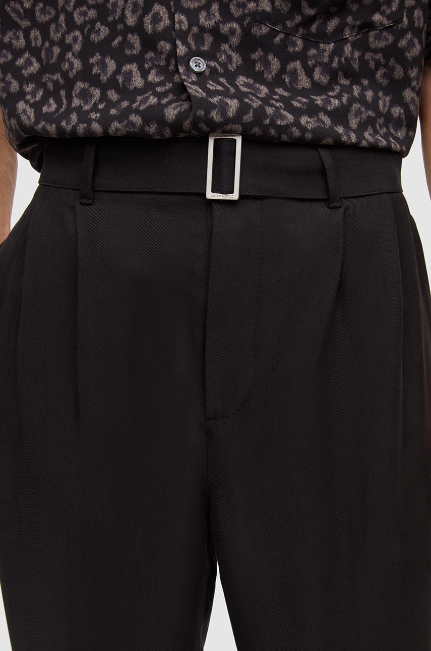 

Брюки AllSaints мужские цвет чёрный фасон chinos
