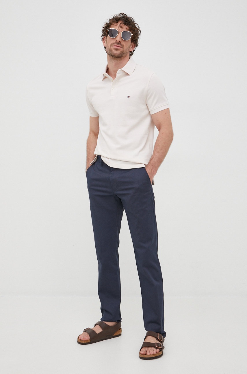 

Штани Tommy Hilfiger чоловічі колір синій фасон chinos