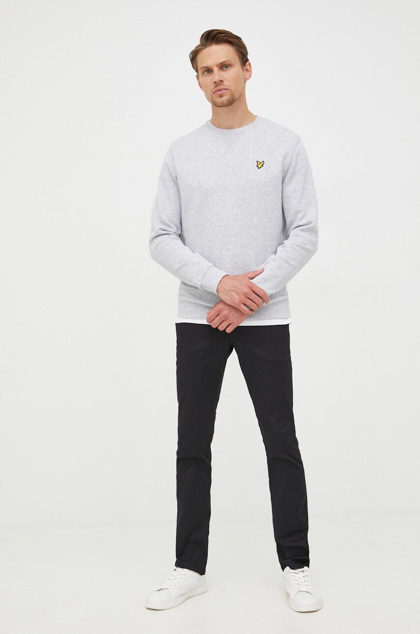 

Брюки Armani Exchange мужские цвет чёрный фасон chinos