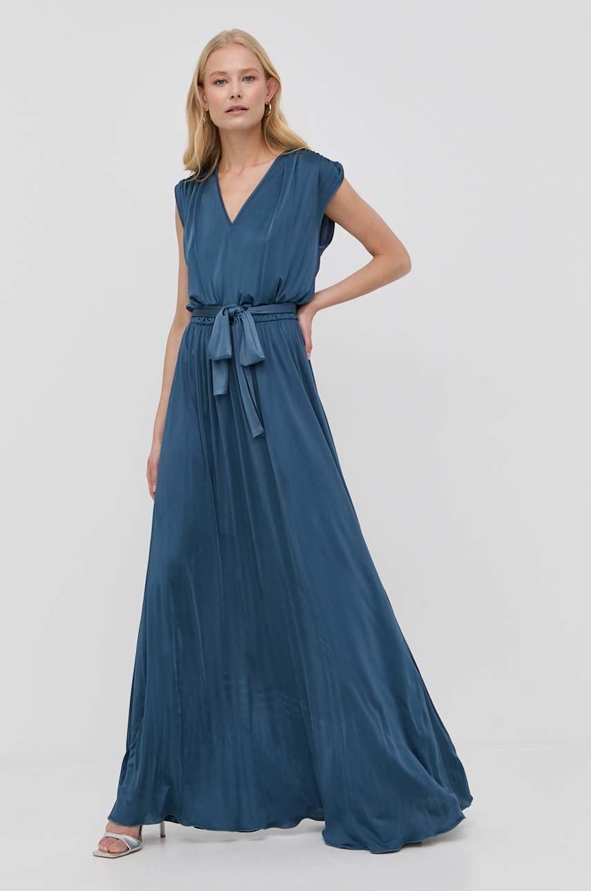 

Платье MAX&Co. цвет синий maxi прямая