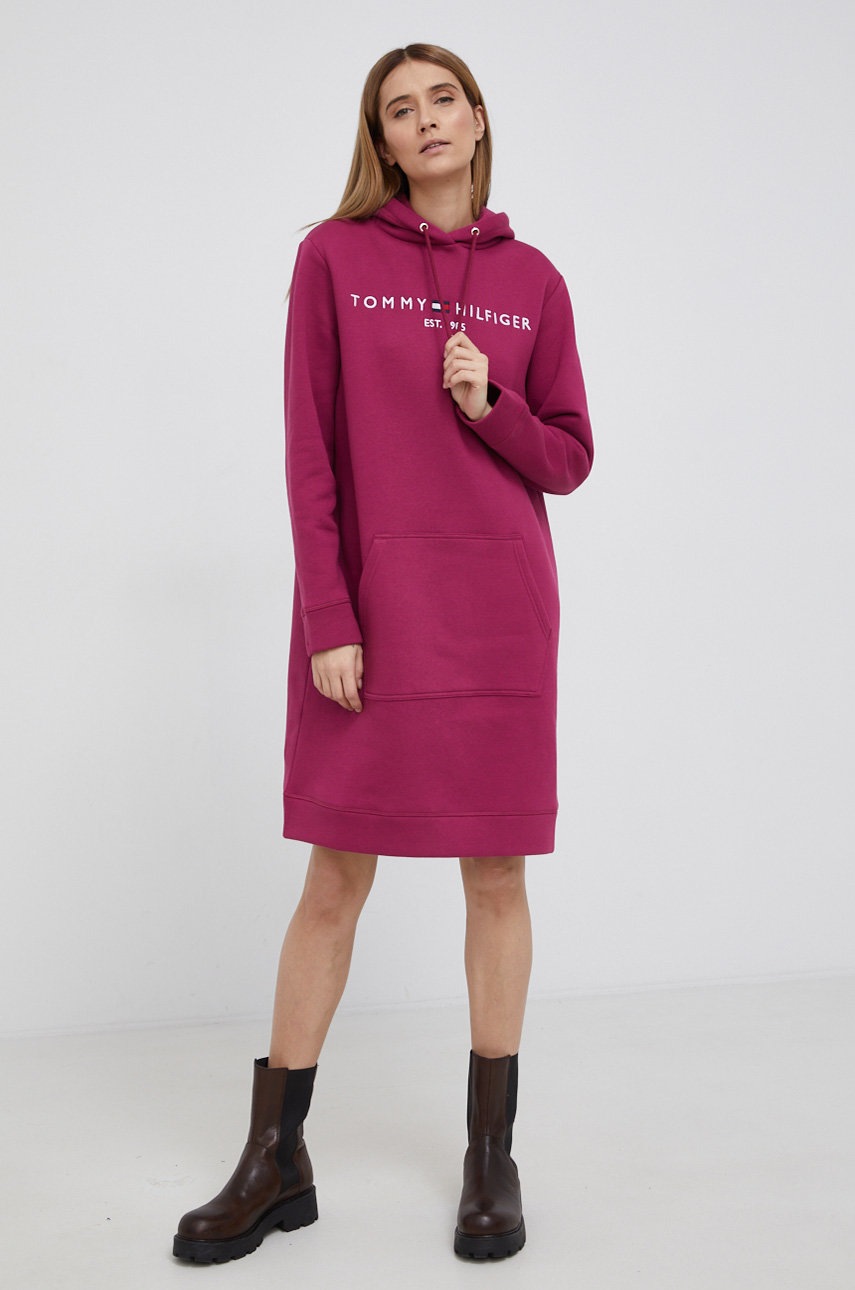 

Сукня Tommy Hilfiger колір фіолетовий mini пряма
