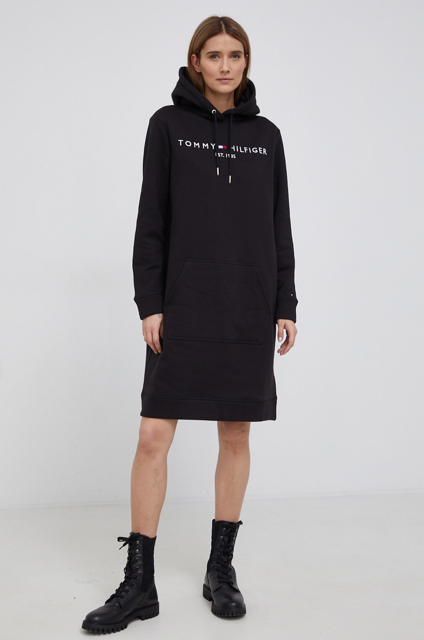 

Платье Tommy Hilfiger цвет чёрный mini прямое