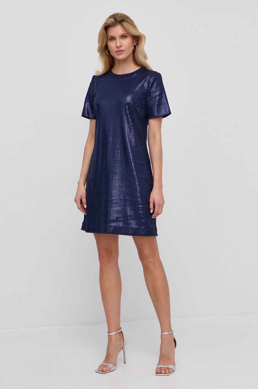 

Сукня Guess колір синій mini пряма