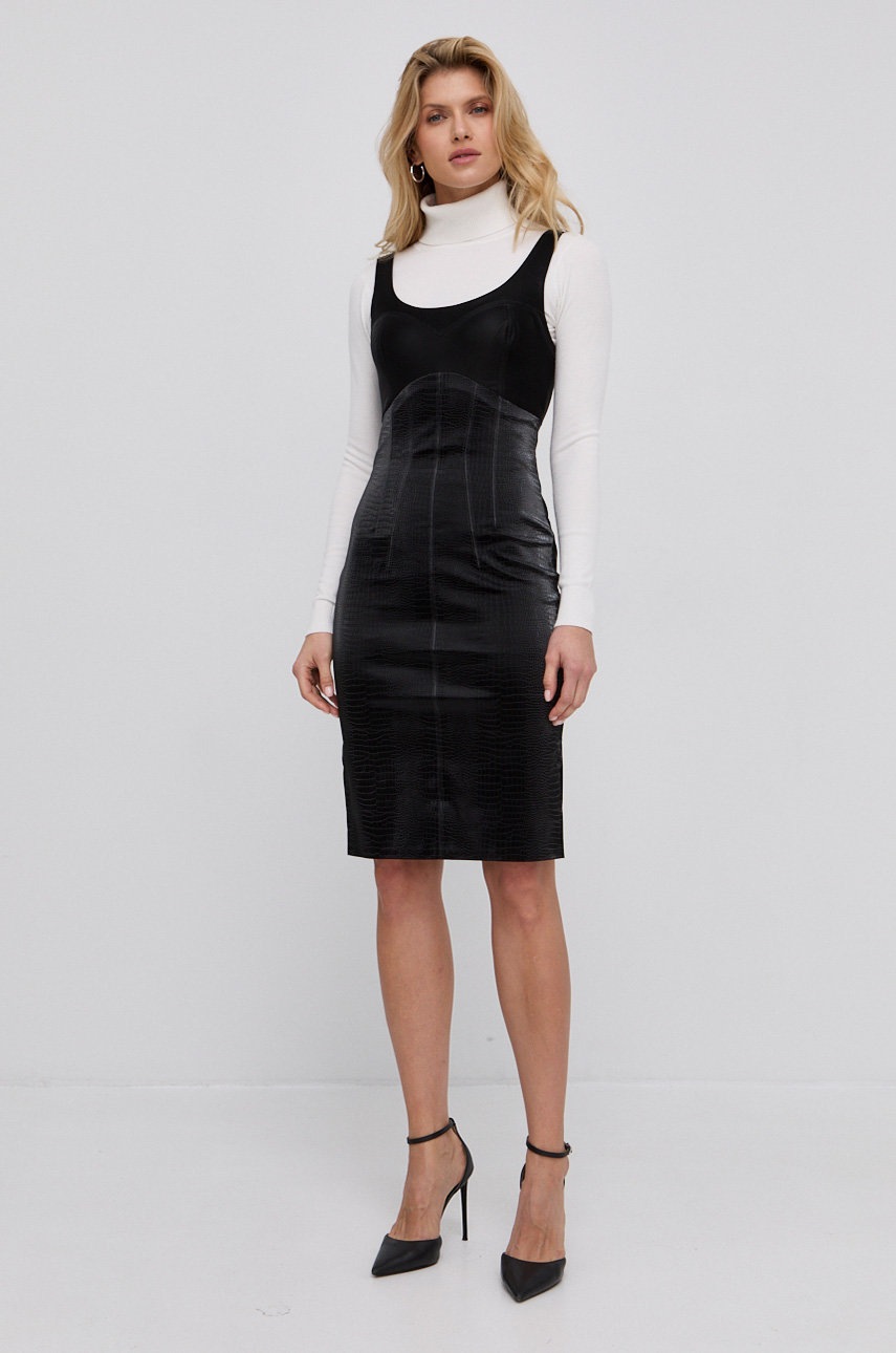 

Сукня Guess колір чорний mini облягаюча