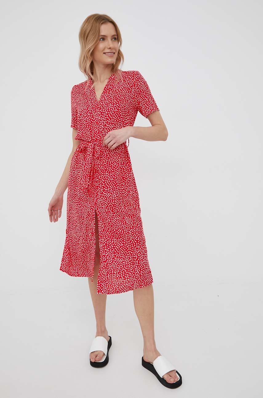 

Платье Vero Moda цвет красный mini прямая
