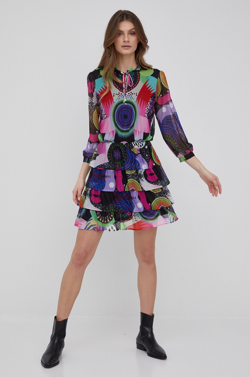 

Платье Desigual mini расклешённая