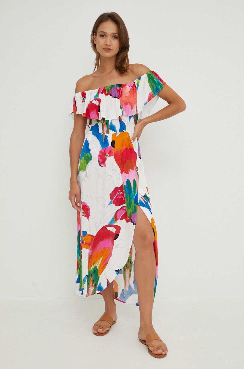 

Платье Desigual maxi расклешённая