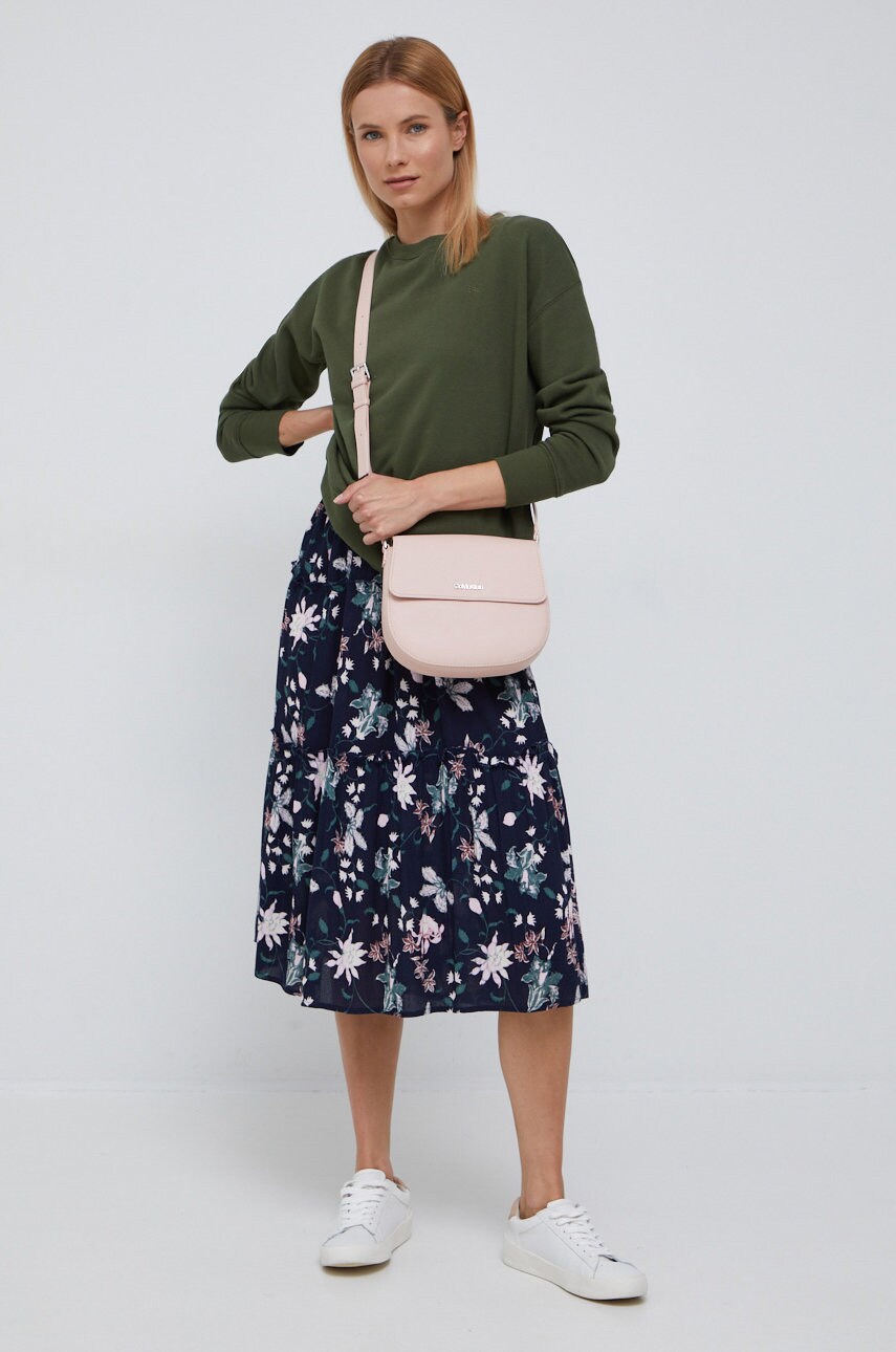 

Сукня Vero Moda колір синій midi розкльошена