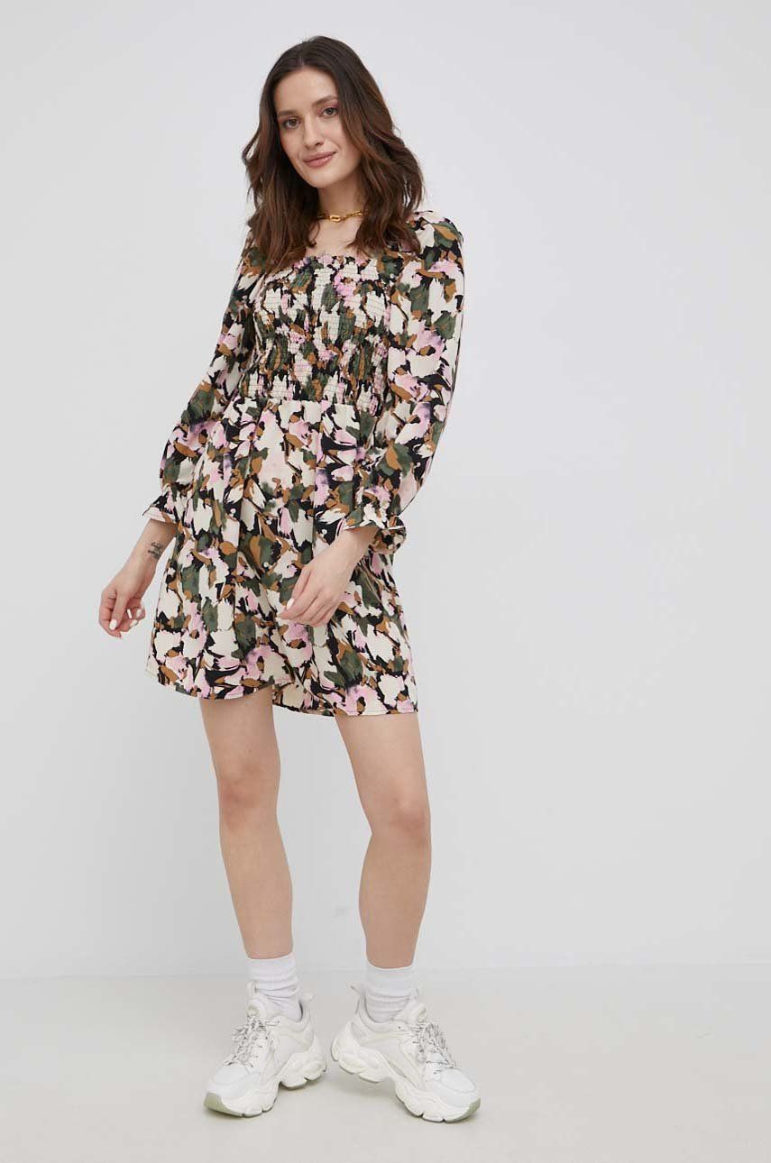 Šaty Vero Moda mini, áčková - vícebarevná -  49% Polyester