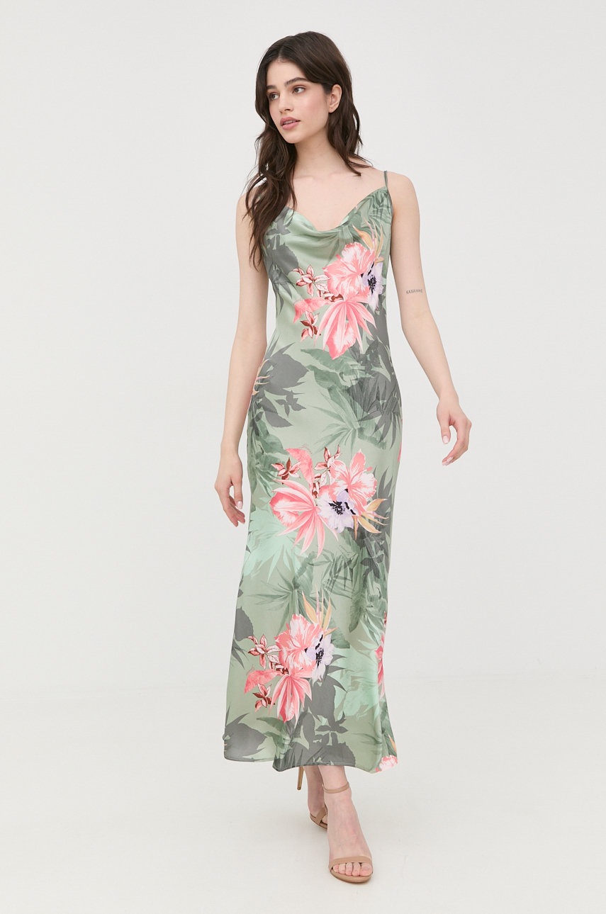 

Сукня Guess колір зелений maxi пряма
