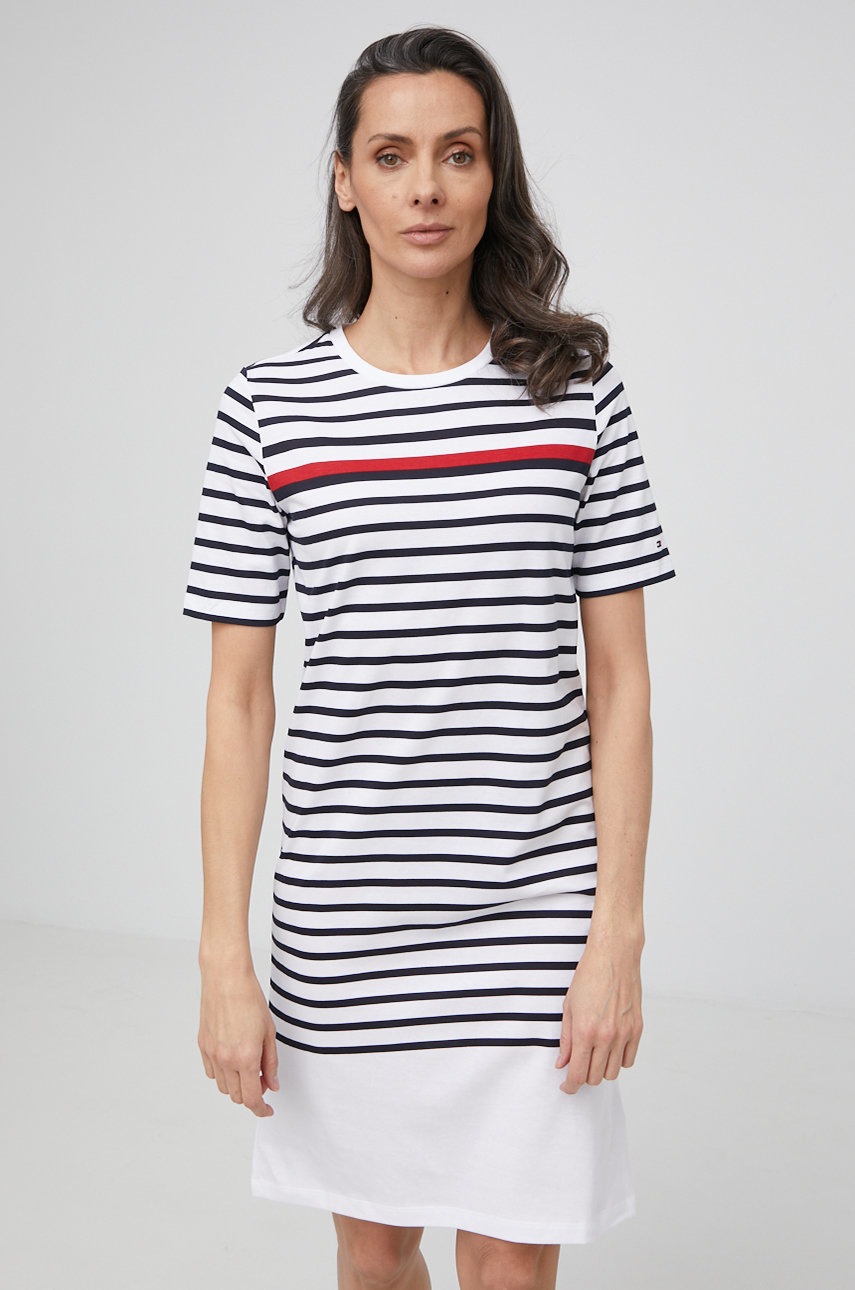 

Бавовняна сукня Tommy Hilfiger mini пряма